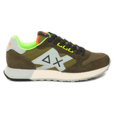 Sneakers Uomo Sun68 Jaki 2.0 Fluo Verde Grigio | NonSoloSport