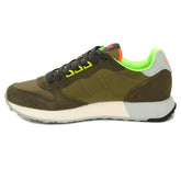 Sneakers Uomo Sun68 Jaki 2.0 Fluo Verde Grigio | NonSoloSport