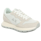Sneakers Donna Sun68 Ally Glitter Textile Bianco Beige | NonSoloSport