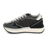 Sneakers Donna Sun68 Big Ally Glitter Nero Grigio | NonSoloSport