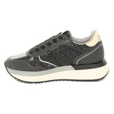 Sneakers Donna Sun68 Ally Glitter Nero | NonSoloSport