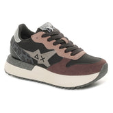 Sneakers Donna Sun68 Big Stargirl Mix Material Nero Multicolor | NonSoloSport