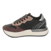 Sneakers Donna Sun68 Big Stargirl Mix Material Nero Multicolor | NonSoloSport