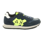 Sneakers Bambino Sun68 Jaki 2.0 Fluo Blu Lime | NonSoloSport