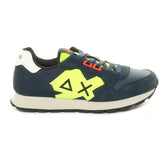 Sneakers Ragazzo Sun68 Jaki 2.0 Fluo Blue Lime | NonSoloSport