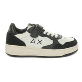Sneakers Ragazzo Sun68 Big Basket Nero Bianco | NonSoloSport