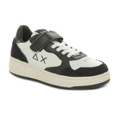 Sneakers Ragazzo Sun68 Big Basket Nero Bianco | NonSoloSport