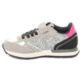 Sneakers Bambino Sun68 Ally Glitter Grigio Nero | NonSoloSport