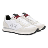 Sneakers Uomo Sun68 Tom Nyon Suede Bianco Beige | NonSoloSport