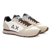 Sneakers Uomo Sun68 Tom Nylon Suede Beige | NonSoloSport