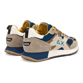 Sneakers Uomo Sun68 Jaki Outdoor Beige Marrone | NonSoloSport