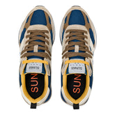 Sneakers Uomo Sun68 Jaki Outdoor Beige Marrone | NonSoloSport