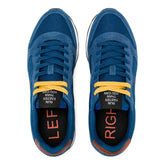 Sneakers Uomo Sun68 Tom Nylon Suede Blu | NonSoloSport