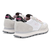 Sneakers Donna Sun68 Ally Solid Suede Nylon Grigio Bianco | NonSoloSport