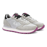 Sneakers Donna Sun68 Ally Solid Suede Nylon Grigio Chiaro | NonSoloSport