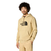 Felpa Uomo The North Face Cappuccio Drew Peak Khaki Stone | NonSoloSport
