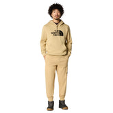 Felpa Uomo The North Face Cappuccio Drew Peak Khaki Stone | NonSoloSport
