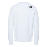 The North Face Felpa Girocollo Drew Peak Uomo Bianco Nero | NonSoloSport