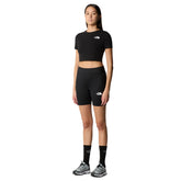 The North Face T-Shirt Crop Donna Nero | NonSoloSport