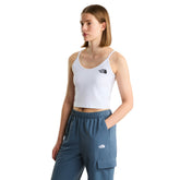 Canotta Donna The North Face Simple Dome Crop Bianco | NonSoloSport