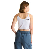 Canotta Donna The North Face Simple Dome Crop Bianco | NonSoloSport