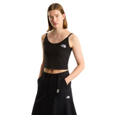 Canotta Donna The North Face Simple Dome Crop Nero | NonSoloSport