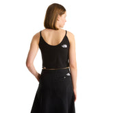 Canotta Donna The North Face Simple Dome Crop Nero | NonSoloSport
