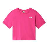 The North Face T-Shirt Crop Bambino Fuchsia | NonSoloSport
