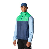 Giacca Uomo The North Face Windwall Full Zip Cappuccio Cyclone 3 Blu Verde | NonSoloSport