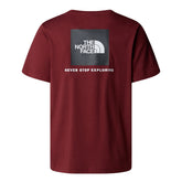 T-Shirt Uomo The North Face Box Never Stop Exploring Bordeaux | NonSoloSport