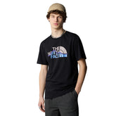 The North Face T-Shirt Mountain Line Uomo Nero | NonSoloSport