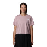 T-Shirt Donna The North Face Simple Dome Cropped Rosa | NonSoloSport
