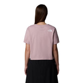 T-Shirt Donna The North Face Simple Dome Cropped Rosa | NonSoloSport