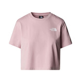 T-Shirt Donna The North Face Simple Dome Cropped Rosa | NonSoloSport