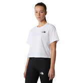 T-Shirt Donna The North Face Simple Dome Crop Bianco | NonSoloSport