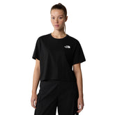 T-Shirt Donna The North Face Crome Simple Dome Nero | NonSoloSport