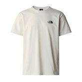 T-Shirt Uomo The North Face Manica Corta Cotone Back Print Outdoor Bianco | NonSoloSport
