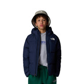 Giacca Bambino The North Face North Down Hooded Blu | NonSoloSport