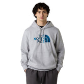 Felpa Uomo The North Face Drew Peak Grigio Blu | NonSoloSport