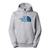 Felpa Uomo The North Face Drew Peak Grigio Blu | NonSoloSport