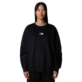 Felpa Donna The North Face Essential Crew Nero | NonSoloSport