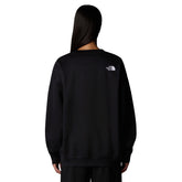 Felpa Donna The North Face Essential Crew Nero | NonSoloSport