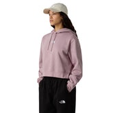 Felpa Donna The North Face Essential Crop Viola | NonSoloSport