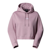 Felpa Donna The North Face Essential Crop Viola | NonSoloSport