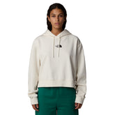 Felpa Donna The North Face Essential Crop Bianco | NonSoloSport