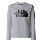T-Shirt Manica Lunga Bambino The North Face Easy Bianco | NonSoloSport