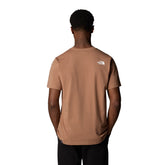 T-Shirt Uomo The North Face Easy Marrone | NonSoloSport