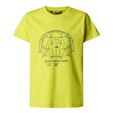 T-Shirt Bambino The North Face Graphic Relaxed Verde Fluo | NonSoloSport