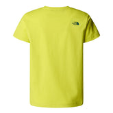 T-Shirt Bambino The North Face Graphic Relaxed Verde Fluo | NonSoloSport