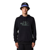 Felpa Uomo The North Face Drew Peak Light Nero Verde | NonSoloSport